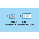 Trumpeter Soviet D-74 122mm Field Gun 1:35 (02334)