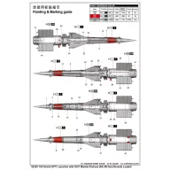  Trumpeter Soviet 5P71 Launcher with 5V27 Missile Pechora (SA-3B Goa) Rounds Loaded 1:35 (02353)