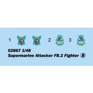 Trumpeter Supermarine Attacker FB.2 Fighter 1:48 (02867)