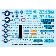 Trumpeter VH-34D Marine One - Re-Edition 1:48 (02885)