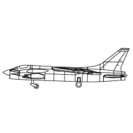 Trumpeter F-8 Crusader 1:700 (03473)