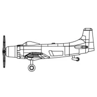 Trumpeter A-1 Skyraider 1:700 (03475)