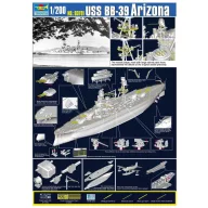 Trumpeter USS Arizona BB-39 1:200 (03701)