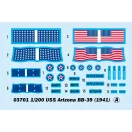 Trumpeter USS Arizona BB-39 1:200 (03701)
