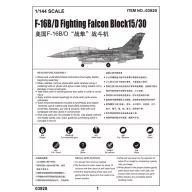   Trumpeter F-16B/D Fighting Falcon Block 15/30/32 1:144 (03920)