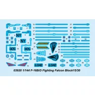  Trumpeter F-16B/D Fighting Falcon Block 15/30/32 1:144 (03920)