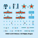 Trumpeter Chinese J-20 Mighty Dragon 1:144 (03923)