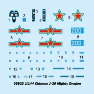 Trumpeter Chinese J-20 Mighty Dragon 1:144 (03923)