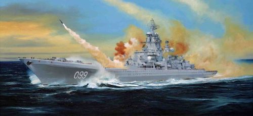 Trumpeter Russian battle cruiser Pyotr Velikiy Ex-Yuki Andropov 1:350 (04522)