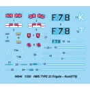 Trumpeter HMS TYPE 23 Frigate - Kent (F78) 1:350 (04544)