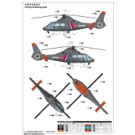 Trumpeter AS365N2 Dolphin 2 Helicopter 1:35 (05106)