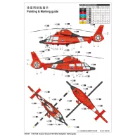   Trumpeter US Coast Guard HH-65C Dolphin Helicopter 1:35 (05107)