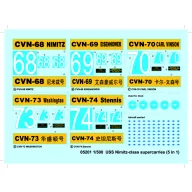 Trumpeter Nimitz class (CVN-68) 1:500 (05201)