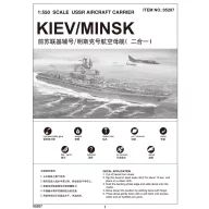 Trumpeter Minsk(kiev) ussr aircraft carrier 1:500 (05207)