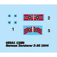 Trumpeter German Zerstorer Z-25, 1944 1:350 (05321)