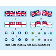 Trumpeter Battleship HMS Queen Elizabeth 1:350 (05324)