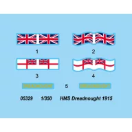 Trumpeter HMS Dreadnought 1915 1:350 (05329)