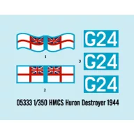 Trumpeter HMCS Huron Destroyer 1944 1:350 (05333)