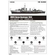 Trumpeter HMCS Huron Destroyer 1944 1:350 (05333)