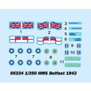Trumpeter HMS Belfast 1942 1:350 (05334)