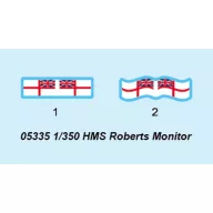 Trumpeter HMS Roberts Monitor 1:350 (05335)