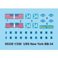 Trumpeter USS New York BB-34 1:350 (05339)