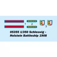 Trumpeter Schleswig-Holstein Battelship 1908 1:350 (05355)