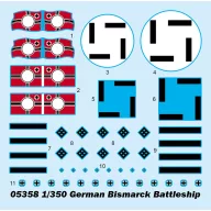 Trumpeter German Bismarck Battleship 1:350 (05358)