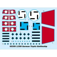 Trumpeter German Tirpitz Battleship 1:350 (05359)