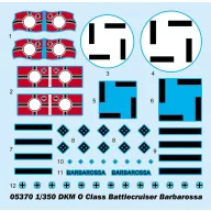 Trumpeter DKM O Class Battlecruiser Barbarossa 1:350 (05370)