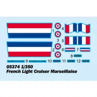 Trumpeter French Light Cruiser Marseillaise 1:350 (05374)