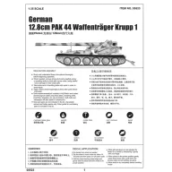 Trumpeter 12,8cm PAK 44 Waffenträger Krupp 1 1:35 (05523)