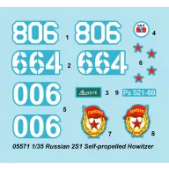 Trumpeter Russian 2S1 Self-propelled Howitzer 1:35 (05571)
