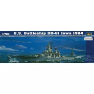 Trumpeter US Battleship BB-61 Iowa 1984 1:700 (05701)