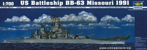 Trumpeter Schlachtschiff USS Missouri BB-63 1991 1:700 (05705)