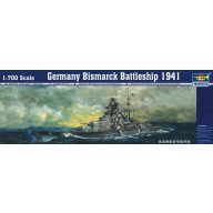 Trumpeter Germany Bismarck Battleship 1941 1:700 (05711)