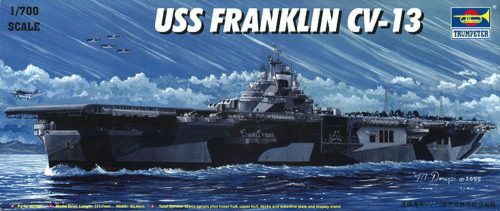 Trumpeter Flugzeugträger USS Franklin CV-13 1:700 (05730)