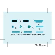   Trumpeter SS Jeremiah O'Brien Liberty Ship 1:700 (05755)