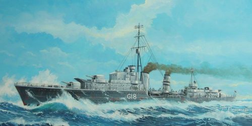 Trumpeter Tribal-class destroyer HMS Zulu (F18)'41 1:700 (05758)