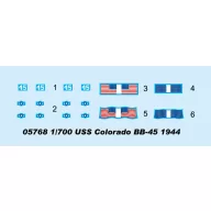 Trumpeter USS Colorado BB-45 1944 1:700 (05768)