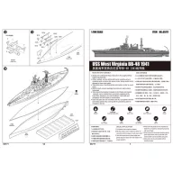 Trumpeter USS West Virginia BB-48 1941 1:700 (05771)