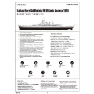   Trumpeter Italian Navy Battleship RN V.Veneto 1940 1:700 (05779)