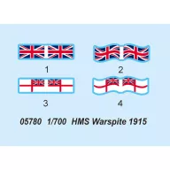 Trumpeter HMS Warspite 1915 1:700 (05780)