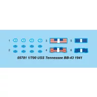 Trumpeter USS Tennessee BB-43 1941 1:700 (05781)