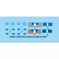 Trumpeter USS California BB-44 1945 1:700 (05784)