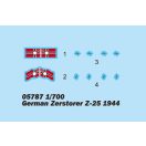 Trumpeter German Zerstörer Z-25, 1944 1:700 (05787)