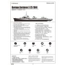 Trumpeter German Zerstörer Z-25, 1944 1:700 (05787)