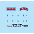 Trumpeter German Zerstörer Z-43, 1944 1:700 (05789)