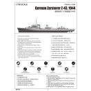 Trumpeter German Zerstörer Z-43, 1944 1:700 (05789)