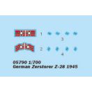 Trumpeter German Zerstörer Z-28, 1945 1:700 (05790)